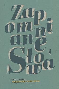 Zapomniane słowa. Antologia pod redakcją Magdaleny Budzińskiej - Magdalena Budzińska