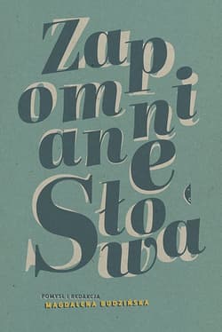 Zapomniane słowa. Antologia pod redakcją Magdaleny Budzińskiej - Magdalena Budzińska