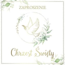 Zaproszenie Chrzest (10szt)