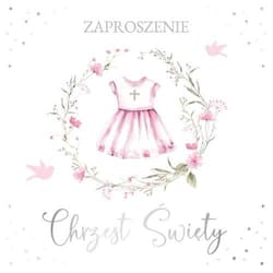 Zaproszenie Chrzest (10szt)