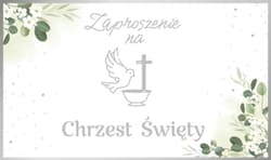 Zaproszenie Chrzest (10szt)