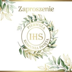 Zaproszenie Komunia (10szt)