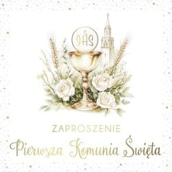 Zaproszenie Komunia (10szt)