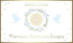 Zaproszenie Komunia (10szt)