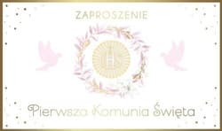 Zaproszenie Komunia (10szt)