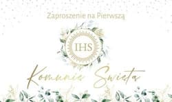Zaproszenie Komunia (10szt)