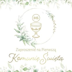 Zaproszenie Komunia (10szt)