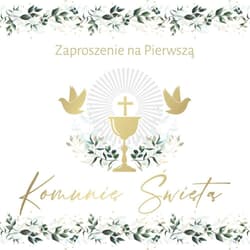 Zaproszenie Komunia (10szt)