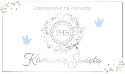 Zaproszenie Komunia (10szt)