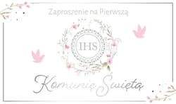Zaproszenie Komunia (10szt)