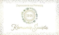 Zaproszenie Komunia (10szt)