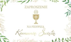 Zaproszenie Komunia (10szt)