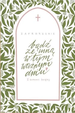 Zaproszenie Komunia (5szt)