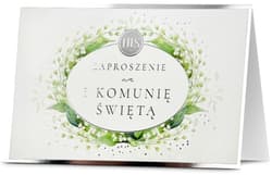 Zaproszenie Komunia (5szt)