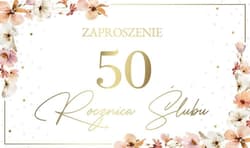 Zaproszenie Rocznica Ślubu (10szt)