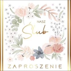 Zaproszenie Ślub