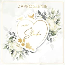 Zaproszenie Ślubu (5szt)