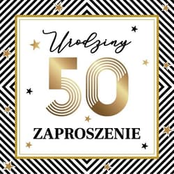 Zaproszenie Urodziny (10szt)