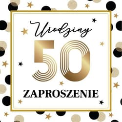 Zaproszenie Urodziny (10szt)