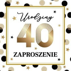 Zaproszenie Urodziny (10szt)