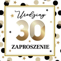 Zaproszenie Urodziny (10szt)