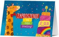 Zaproszenie Urodziny (10szt)