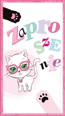 Zaproszenie Urodziny dziecięce (10szt)