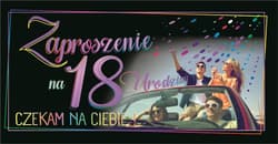 Zaproszenie Urodziny Z65 (10szt.)