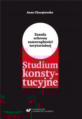Zasada ochrony samorządności terytorialnej - Anna Chorążewska
