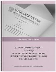 Zasada odpowiedniego vacatio legis w praktyce... - Stefaniuk Małgorzata Ewa