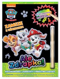 Zawsze z uśmiechem. Psi Patrol. Ale zdrapka - Opracowanie Zbiorowe