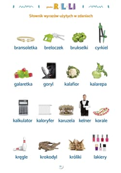 Galeria - zdjęcie nr. 3 - Zdania obrazkowo-wyrazowe. Materiał do terapii głosek r, l, li, j Zdania obrazkowo-wyrazowe