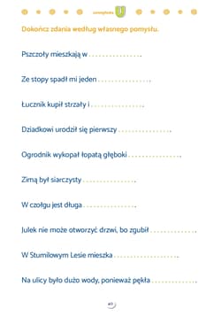 Galeria - zdjęcie nr. 4 - Zdania obrazkowo-wyrazowe Materiał do terapii samogłosek