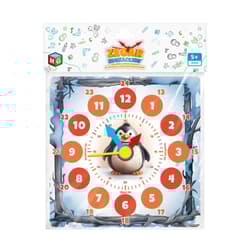 Zegar edukacyjny Pingwin