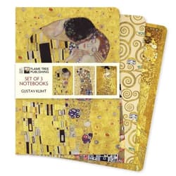 Zestaw 3 notatników A5 Gustav Klimt
