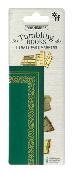 Zestaw 4 metalowych zakładek - Bookminders