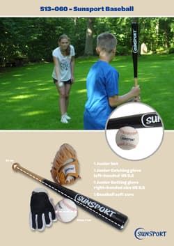 Galeria - zdjęcie nr. 3 - Zestaw Sunsport Baseball Set dla początkujących