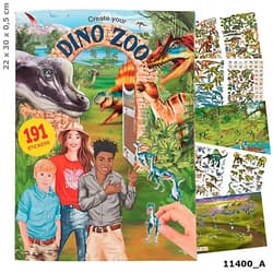 Zestaw z naklejkami Dino Zoo 11400A