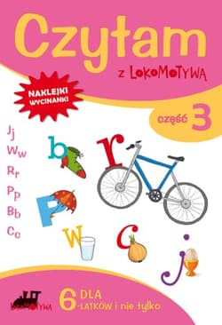 Zeszyt dla sześciolatków czytam z lokomotywą cześć 3 j w r p b c - Małgorzata Dobrowolska