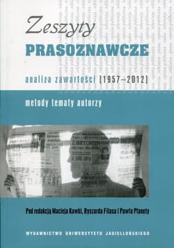 Zeszyty prasoznawcze analiza zawartości 1957-2012