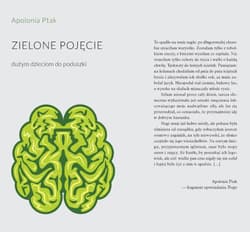 Zielone pojęcie dużym dzieciom do poduszki - Apolonia Ptak