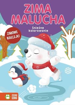 Zima malucha Śnieżne kolorowanie