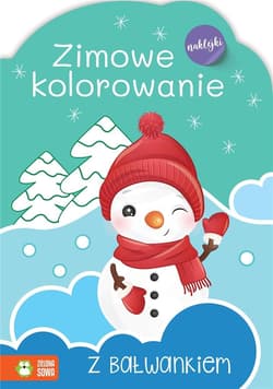 Zimowe kolorowanie z bałwankiem - Praca zbiorowa