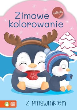 Zimowe kolorowanie z pingwinem - Praca zbiorowa