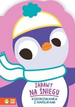 Zimowe kolorowanie Zabawy na śniegu - Opracowanie Zbiorowe