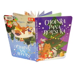 Zimowe opowiastki Choinka pana Borsuka Ślady na śniegu