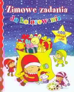 Zimowe zadania do kolorowania - Anna Wiśniewska