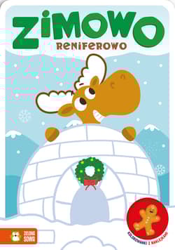 Zimowo reniferowo. Kolorowanki z naklejkami - Opracowanie Zbiorowe
