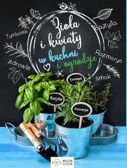 Zioła i kwiaty na talerzu