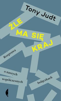 Źle ma się kraj. Rozprawa o naszych współczesnych bolączkach - ebook - Tony  Judt